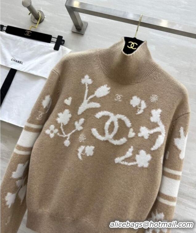 ​Modern Classic Chanel Cahsmere Sweater CH011408 Beige 2026
