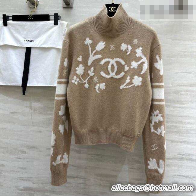 ​Modern Classic Chanel Cahsmere Sweater CH011408 Beige 2026