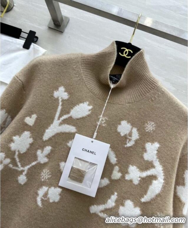 ​Modern Classic Chanel Cahsmere Sweater CH011408 Beige 2026