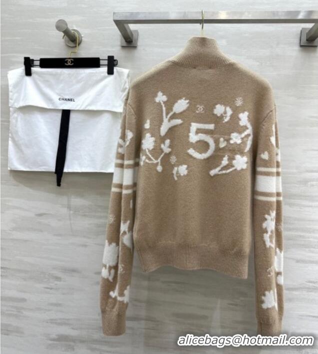 ​Modern Classic Chanel Cahsmere Sweater CH011408 Beige 2026