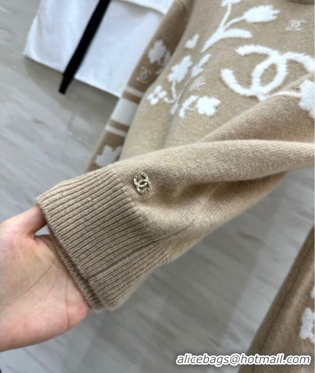 ​Modern Classic Chanel Cahsmere Sweater CH011408 Beige 2026