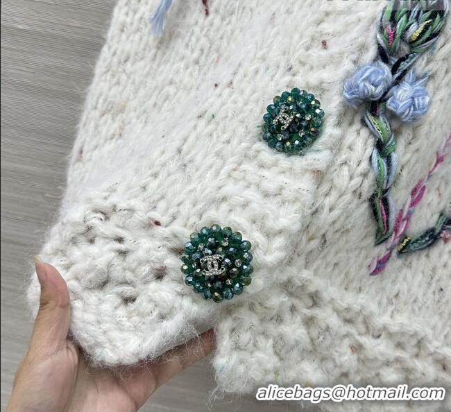 Fashion Discount Chanel Cashmere Vest CH011423 Beige/Green 2026