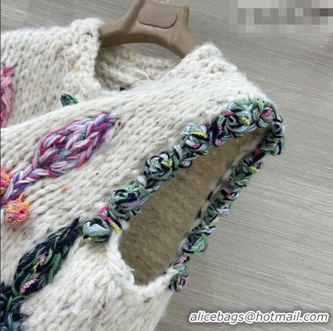 Fashion Discount Chanel Cashmere Vest CH011423 Beige/Green 2026