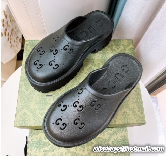 Pretty Style Gucci TPU Mules G120117 Black