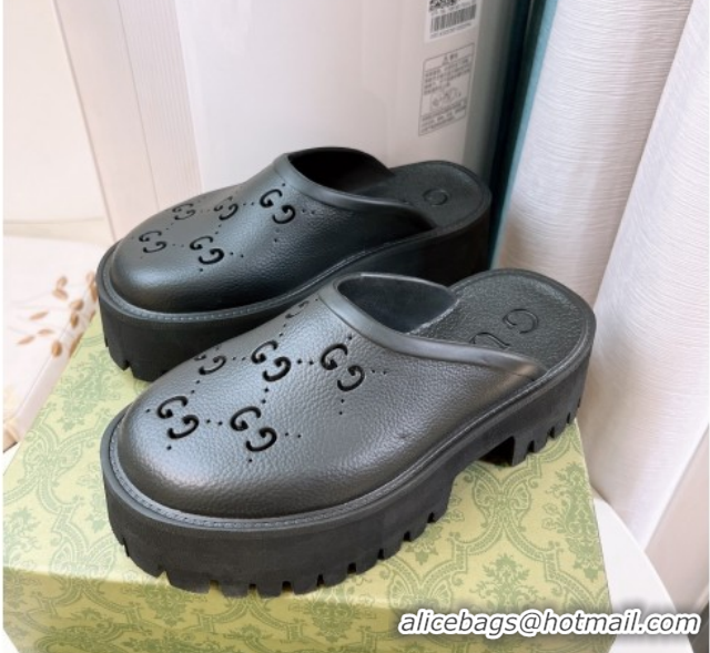 Pretty Style Gucci TPU Mules G120117 Black