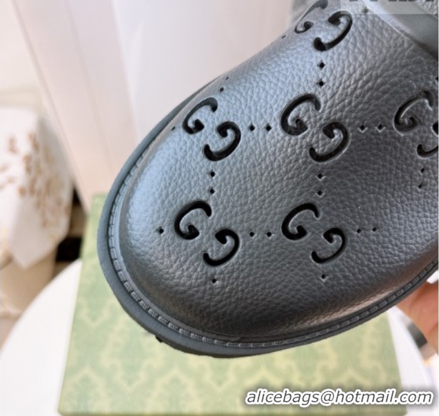 Pretty Style Gucci TPU Mules G120117 Black