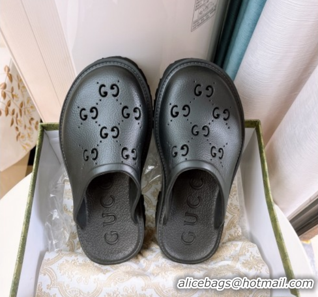 Pretty Style Gucci TPU Mules G120117 Black