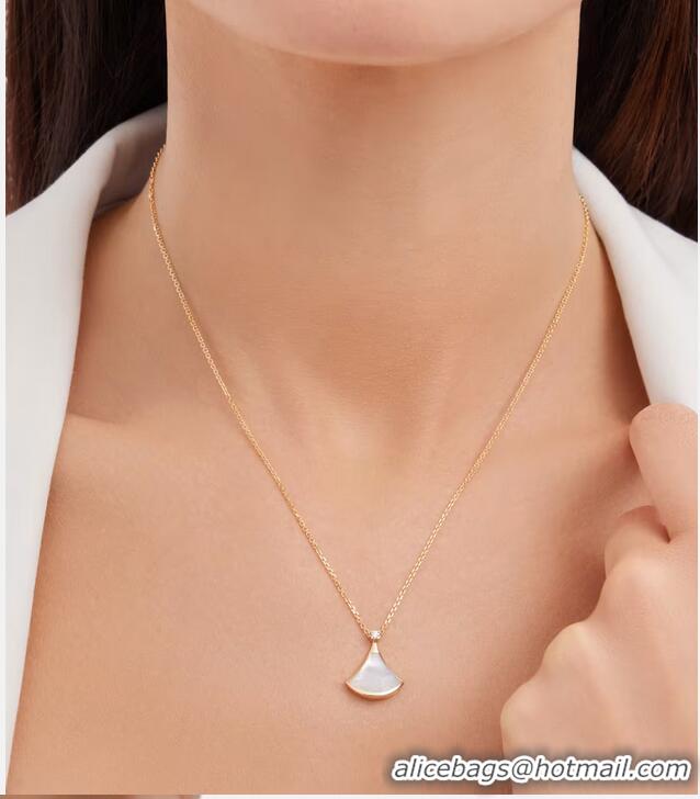 Promotional Bvlgari Divas' Dream Pendant Necklace 0114 White/Gold 2025