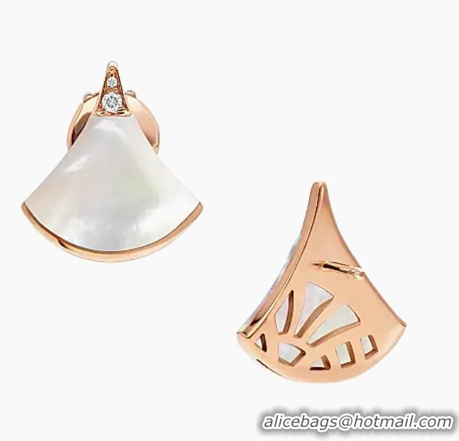 Top Grade Bvlgari Divas' Dream Single Earrings 0822 Rose Gold 2025
