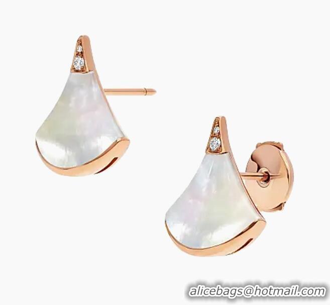 Top Grade Bvlgari Divas' Dream Single Earrings 0822 Rose Gold 2025