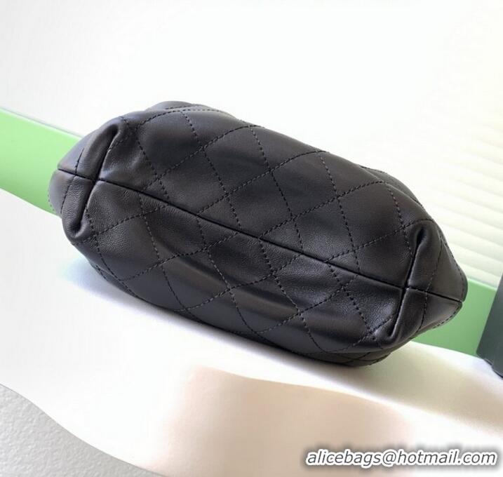 Buy Discount Chanel Original Lambskin Small Hobo Bag AS6022 Black 2025