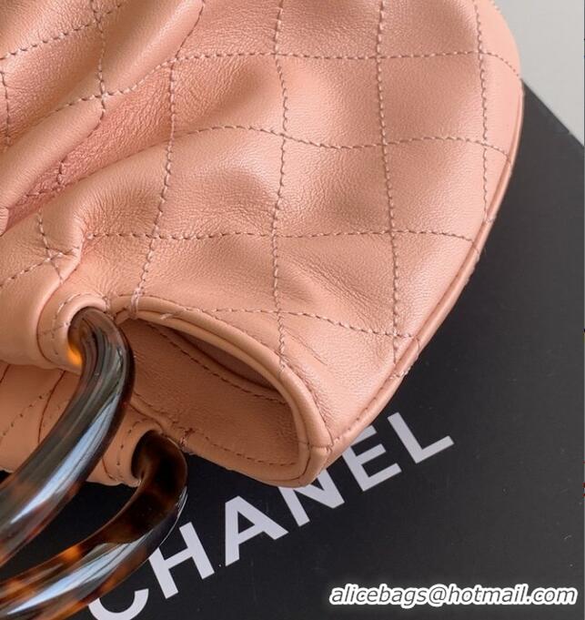 Famous Brand Chanel Original Lambskin Small Hobo Bag AS6022 Pink 2025