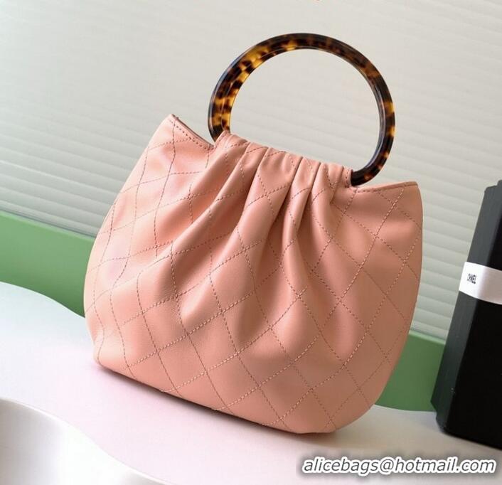 Famous Brand Chanel Original Lambskin Small Hobo Bag AS6022 Pink 2025