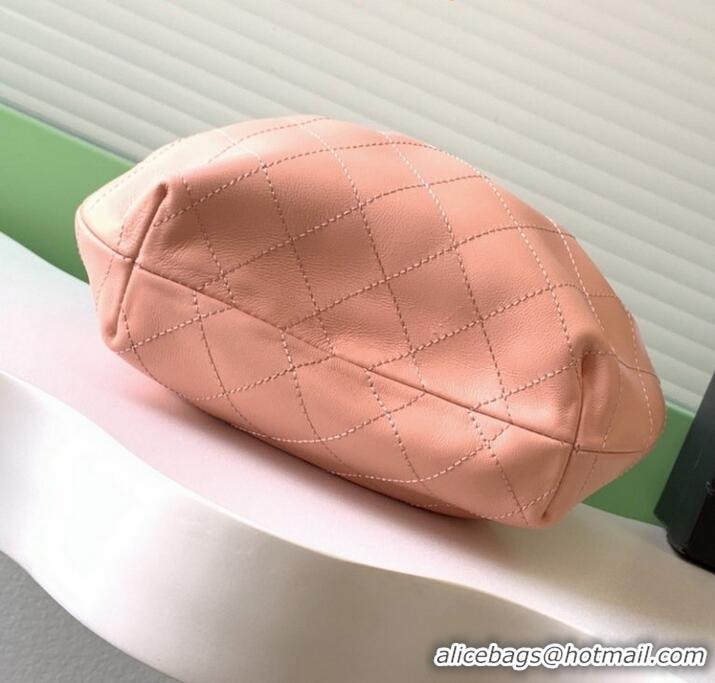 Famous Brand Chanel Original Lambskin Small Hobo Bag AS6022 Pink 2025