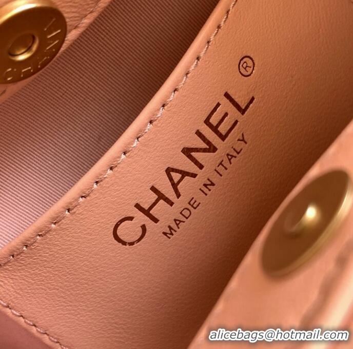 Famous Brand Chanel Original Lambskin Small Hobo Bag AS6022 Pink 2025