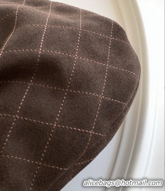 Reasonable Price Chanel Original Suede Calfskin Small Hobo Bag AS6022 Coffee 2025