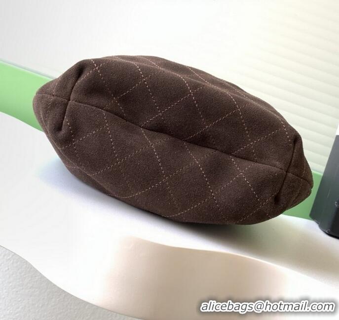 Reasonable Price Chanel Original Suede Calfskin Small Hobo Bag AS6022 Coffee 2025