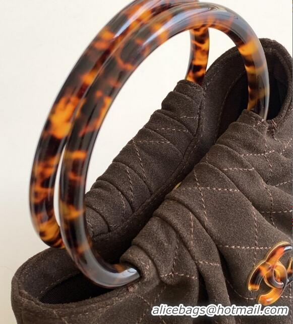 Reasonable Price Chanel Original Suede Calfskin Small Hobo Bag AS6022 Coffee 2025