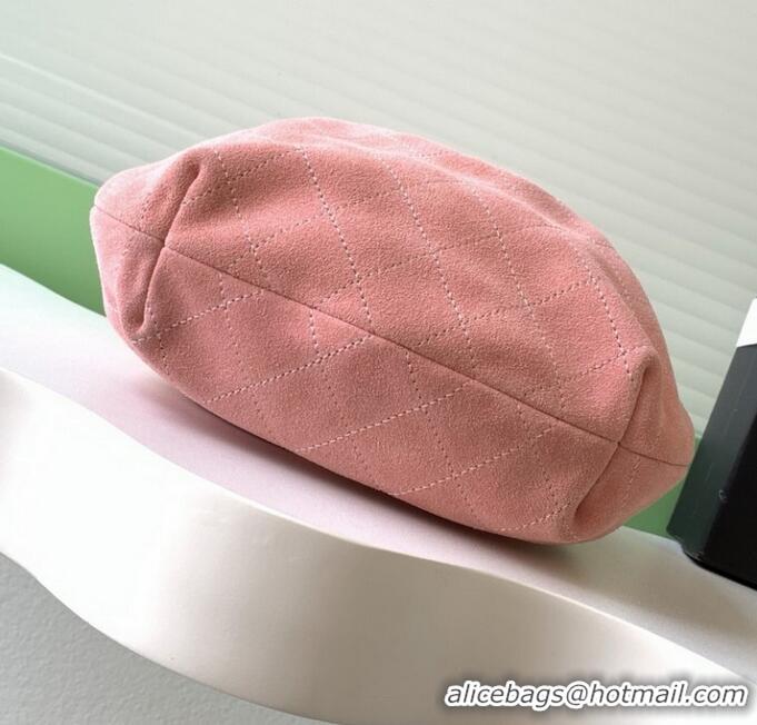 Promotional Chanel Original Suede Calfskin Small Hobo Bag AS6022 Pink 2025