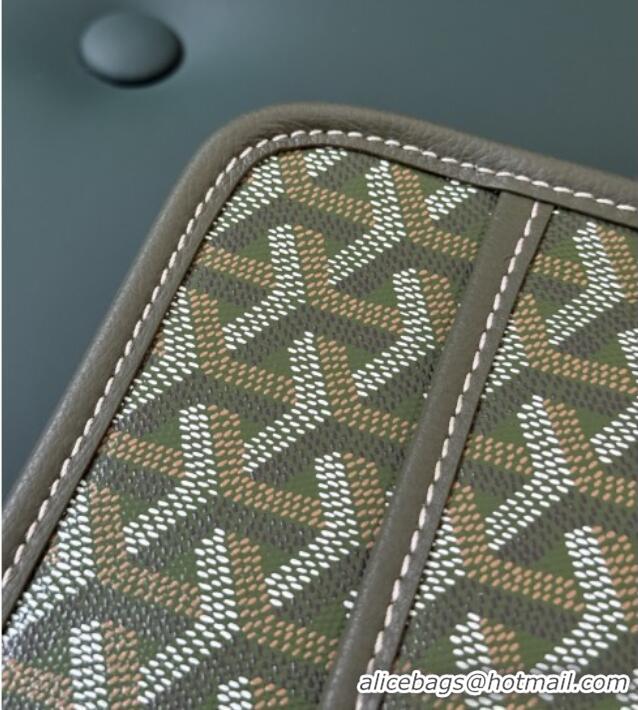 Famous Brand Goyard Jouvence Toiletry Clutch Bag PM 020800 Khaki Green 2025