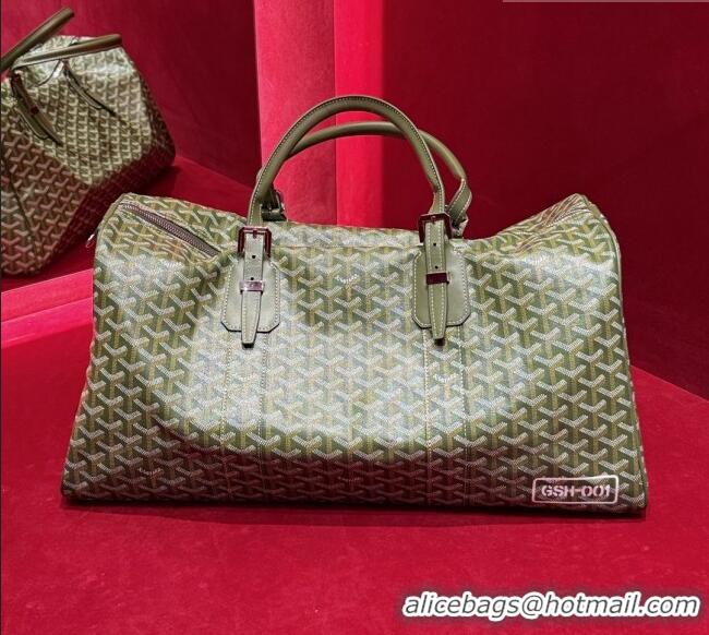 Reasonable Price Goyard Boston 50 Travel Bag 8068 Khaki Green 2025