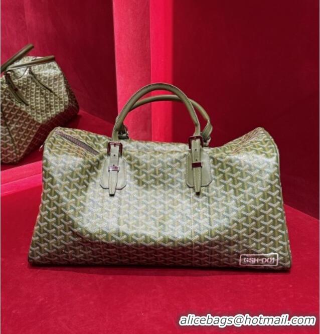 Reasonable Price Goyard Boston 50 Travel Bag 8068 Khaki Green 2025