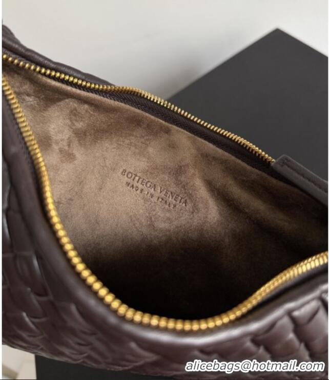 Buy Discount Bottega Veneta Small Veneta Hobo Bag in Intrecciato Leather 856736 Fondant Brown 2026