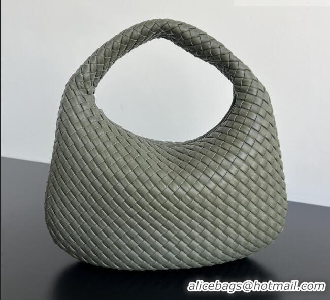 Top Quality Bottega Veneta Medium Veneta Hobo Bag in Intrecciato Leather 856737 Pickle Green 2026