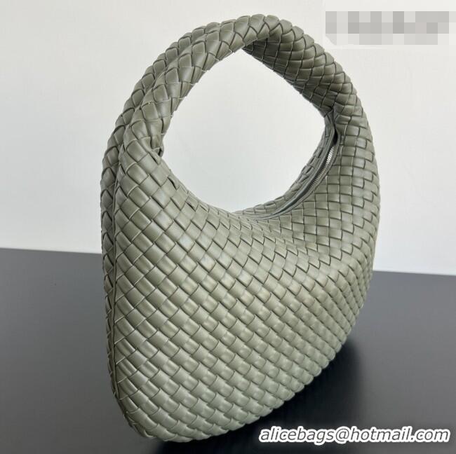 Top Quality Bottega Veneta Medium Veneta Hobo Bag in Intrecciato Leather 856737 Pickle Green 2026