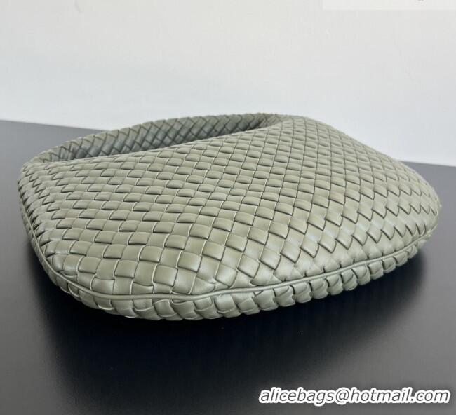 Top Quality Bottega Veneta Medium Veneta Hobo Bag in Intrecciato Leather 856737 Pickle Green 2026