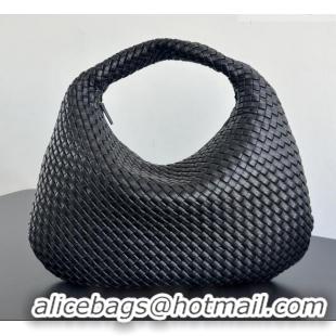 Market Sells Bottega Veneta Maxi Veneta Hobo Bag in Intrecciato Leather 856739 Black 2026