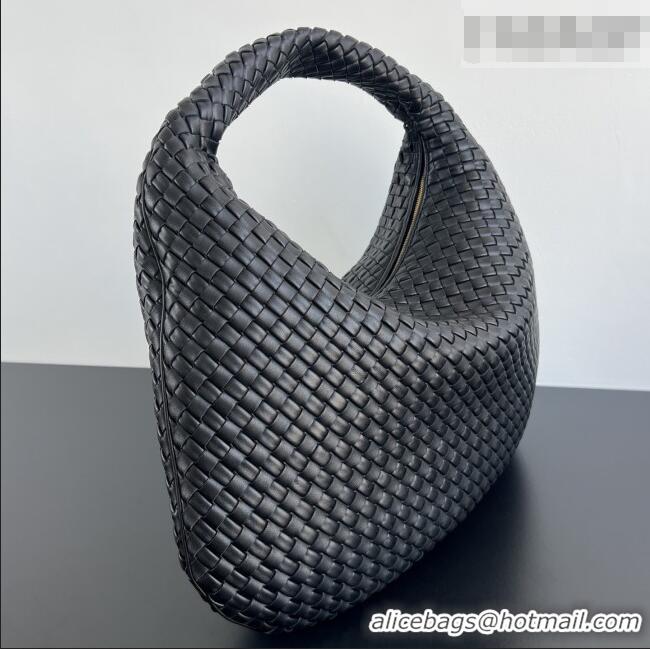 Market Sells Bottega Veneta Maxi Veneta Hobo Bag in Intrecciato Leather 856739 Black 2026