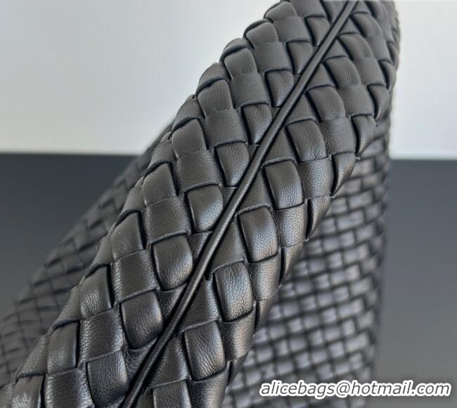Market Sells Bottega Veneta Maxi Veneta Hobo Bag in Intrecciato Leather 856739 Black 2026
