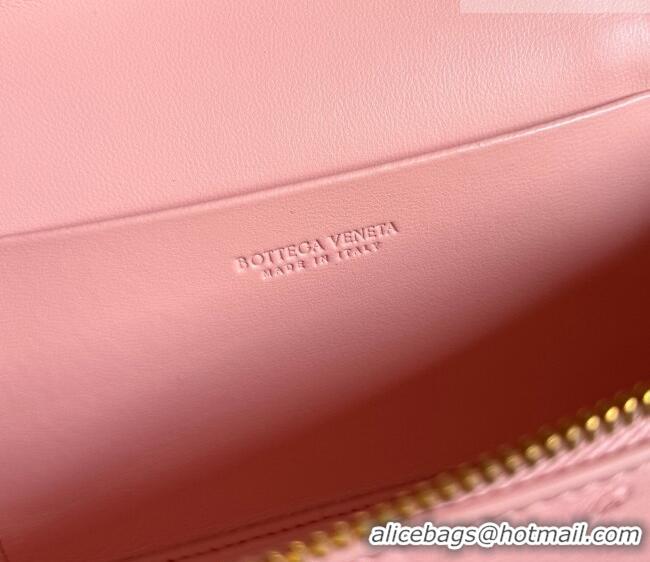 Trendy Design Bottega Veneta Bang Bang Vanity Case Bag in Ostrich Leather 817785 Rose Pink 2026