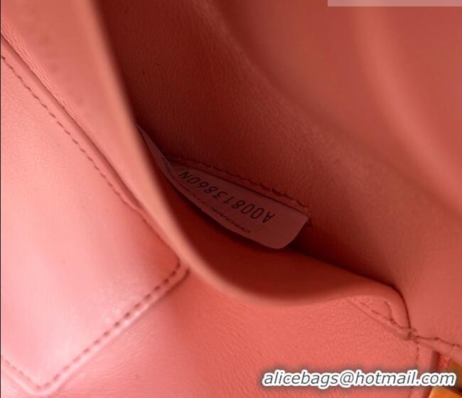 Trendy Design Bottega Veneta Bang Bang Vanity Case Bag in Ostrich Leather 817785 Rose Pink 2026