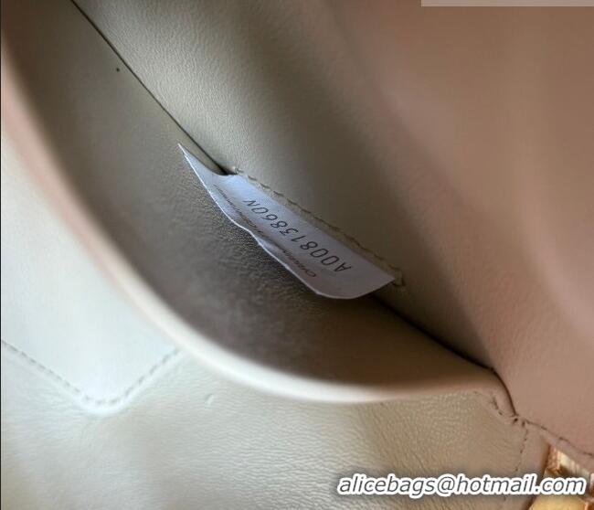 Top Quality Bottega Veneta Bang Bang Vanity Case Bag in Ostrich Leather 817785 Cream Yellow 2026