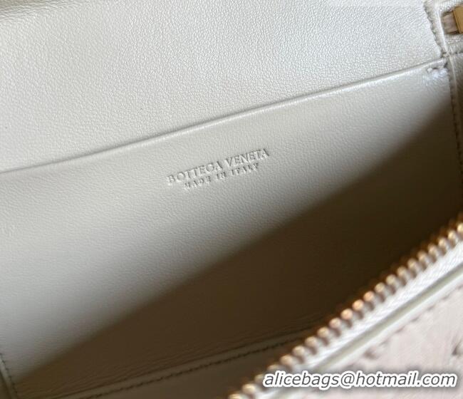 Top Quality Bottega Veneta Bang Bang Vanity Case Bag in Ostrich Leather 817785 Cream Yellow 2026