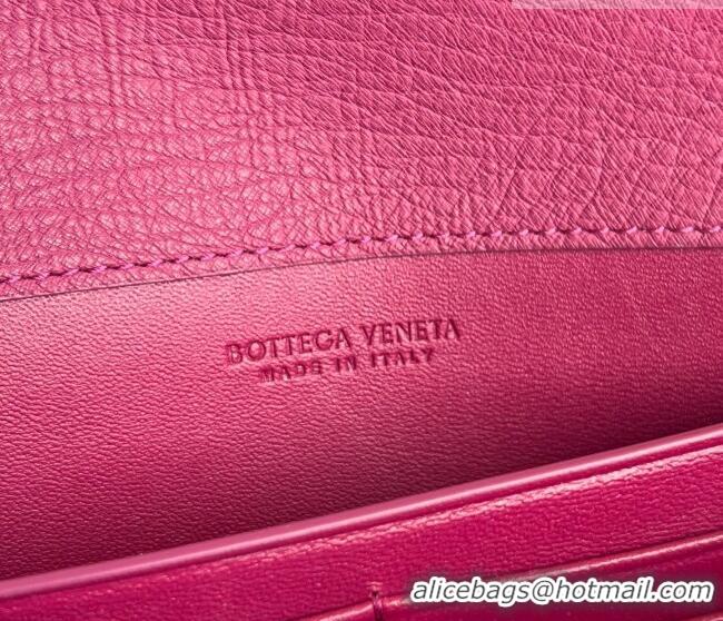 New Cheap Bottega Veneta Andiamo Clutch in Ostrich Leather 805241 Cinnabar Pink 2026