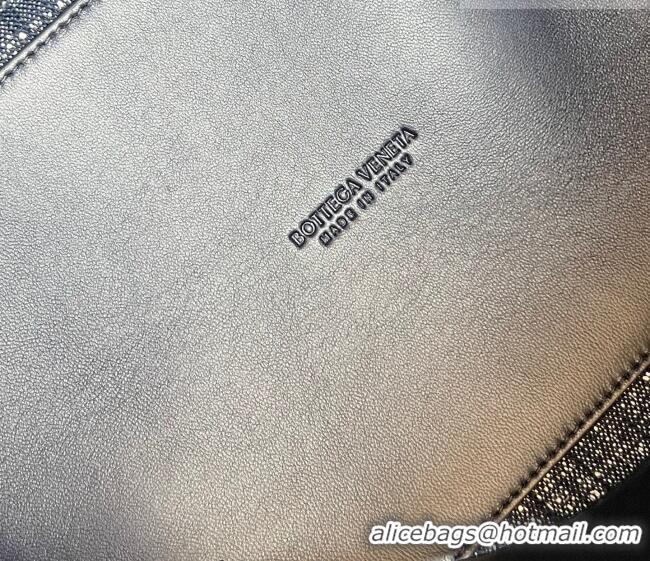 Top Quality Bottega Veneta Large Andiamo Top Handle Bag in Denim and Leather 786194 Navy/Space Blue 2026