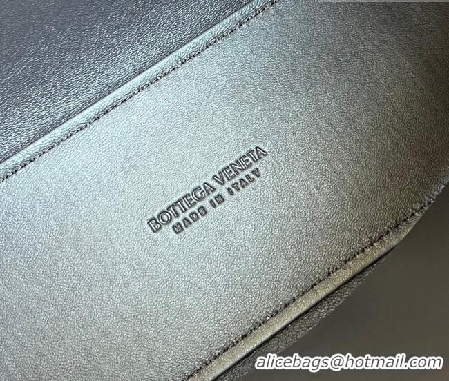 Best Quality Bottega Veneta Medium Andiamo Top Handle Bag in Ostrich Leather 817805 Deep Brown 2026