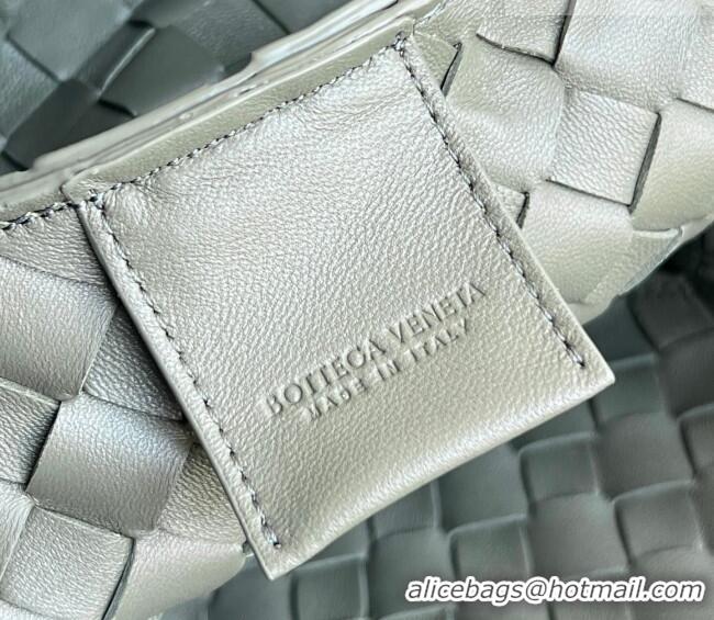 Super Quality Bottega Veneta Campana Shoulder Bag in Intrecciato Leather 844249 Pickle Green 2025