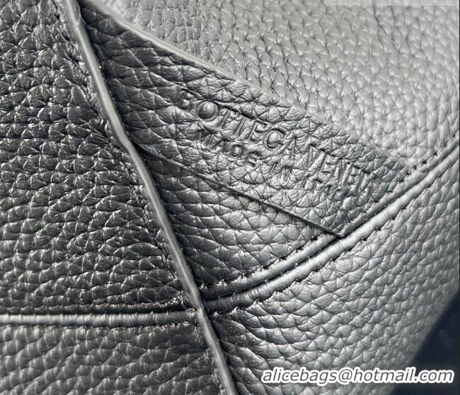 Top Grade Bottega Veneta Men's Small Sawyer Shoulder Bag in Grained Leather 815807 Black 2026