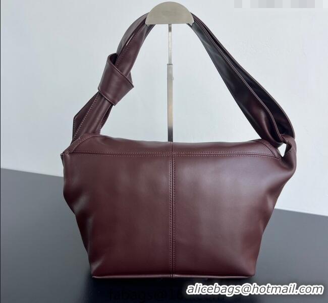 Discount Bottega Veneta Men's Small Sawyer Shoulder Bag in Smooth Leather 815807 Madder Brown 2026