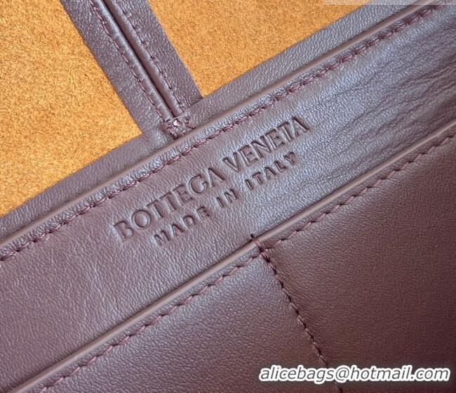 Discount Bottega Veneta Men's Small Sawyer Shoulder Bag in Smooth Leather 815807 Madder Brown 2026