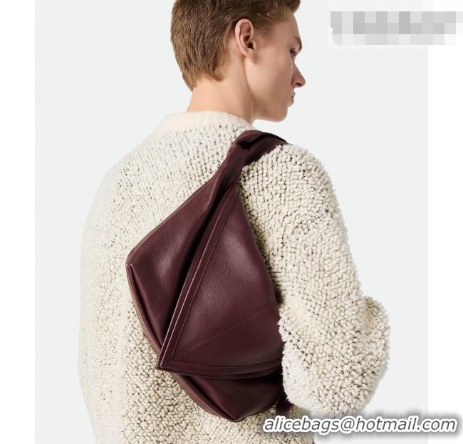 Discount Bottega Veneta Men's Small Sawyer Shoulder Bag in Smooth Leather 815807 Madder Brown 2026