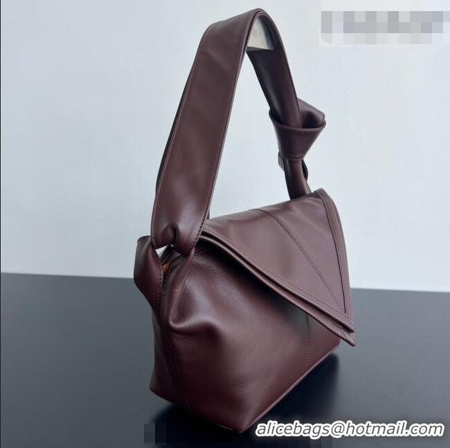 Discount Bottega Veneta Men's Small Sawyer Shoulder Bag in Smooth Leather 815807 Madder Brown 2026