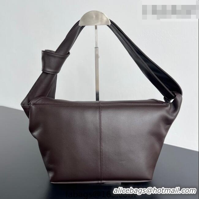 Top Design Bottega Veneta Men's Small Sawyer Shoulder Bag in Smooth Leather 815807 Fondant Brown 2026