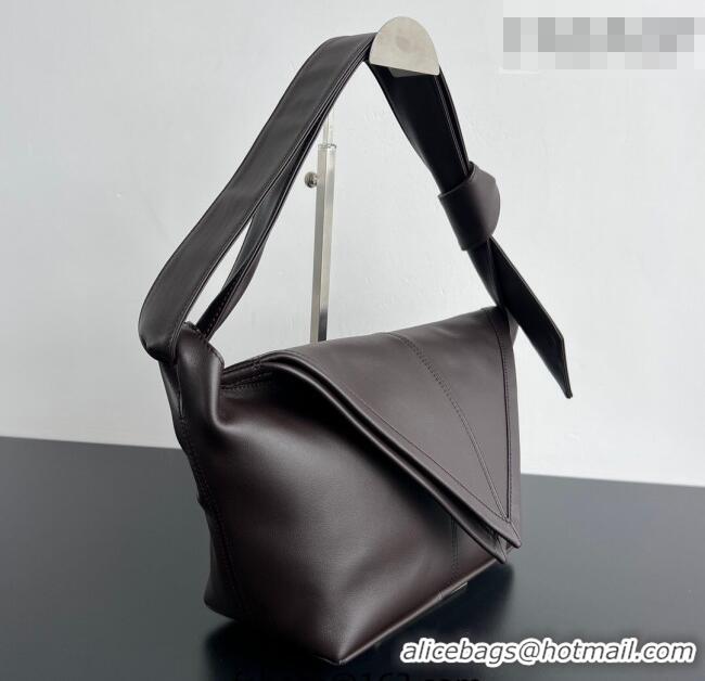 Top Design Bottega Veneta Men's Small Sawyer Shoulder Bag in Smooth Leather 815807 Fondant Brown 2026