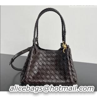 Promotional Bottega Veneta Parachute Medium Shoulder Bag in Intrecciato Leather 835921 Fondant Brown 2025