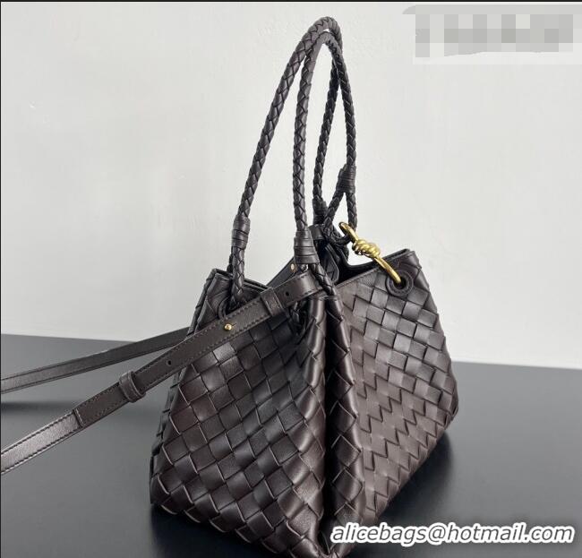 Promotional Bottega Veneta Parachute Medium Shoulder Bag in Intrecciato Leather 835921 Fondant Brown 2025